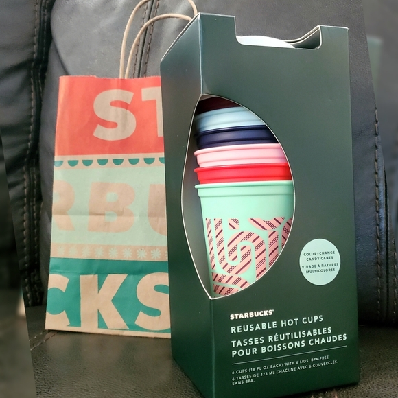 Starbucks 2020 Winter Color Change Reusable Cups - Picture 1 of 2
